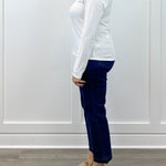 Hannah Mock Neck Top - Off White Tops Jodifl