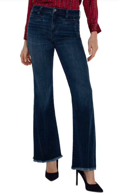 Hannah W/ Welt Pockets And Front Seam Detail Jeans Liverpool