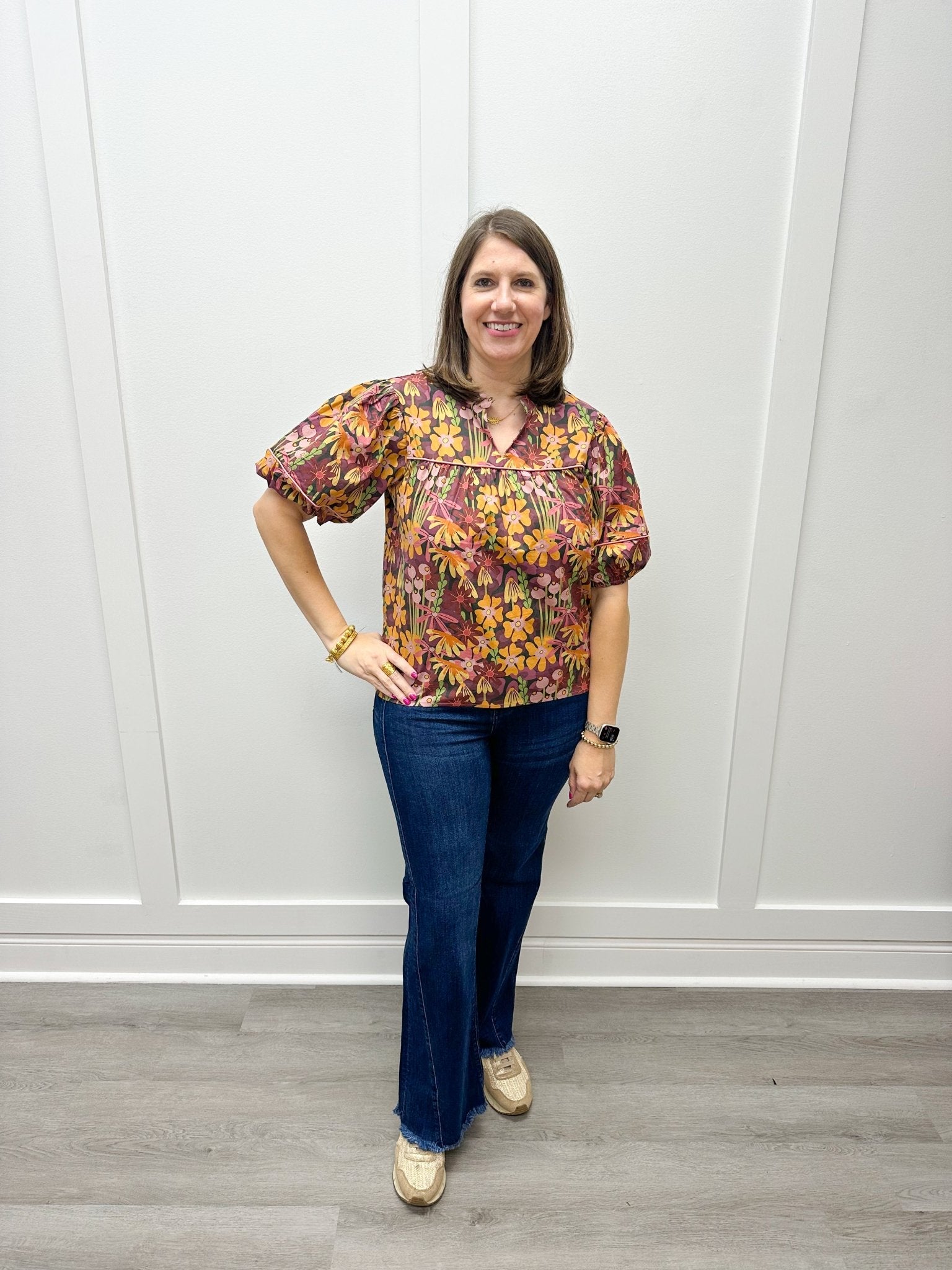 Hannah W/ Welt Pockets And Front Seam Detail Jeans Liverpool