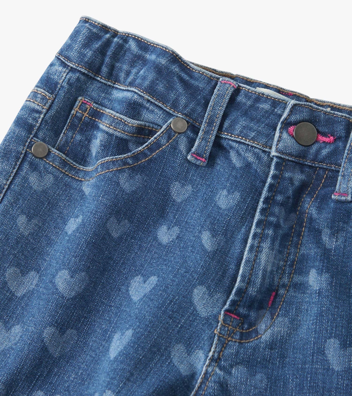 Hearts Flared Leg Denim Girls Pants + Leggings Hatley