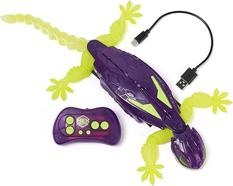 Hex Bots Wall Crawler - Glow in the Dark Gecko Toys Spin Master