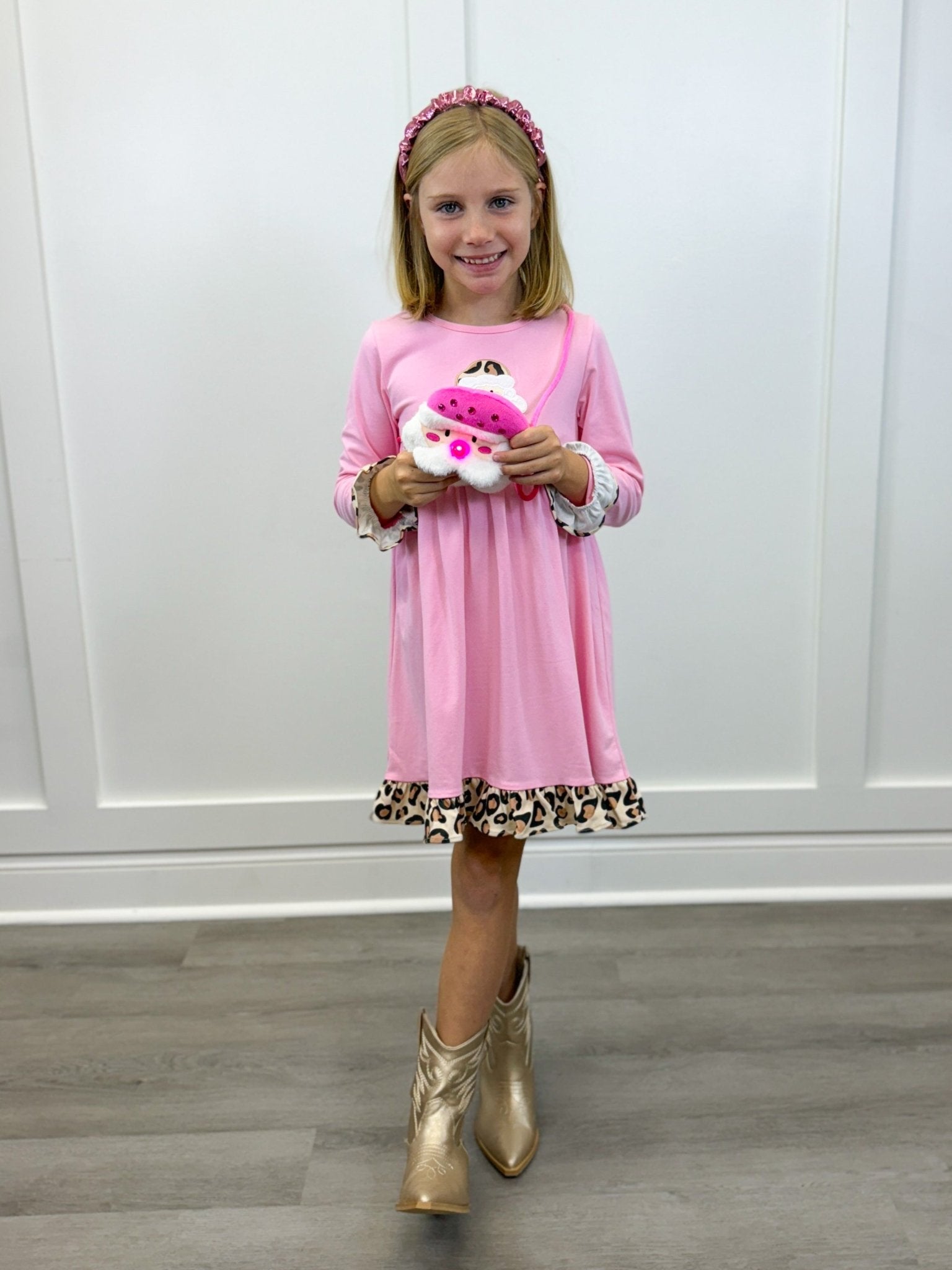 Ho Ho Ho Applique Dress Girls Occasion Dresses Millie Jay