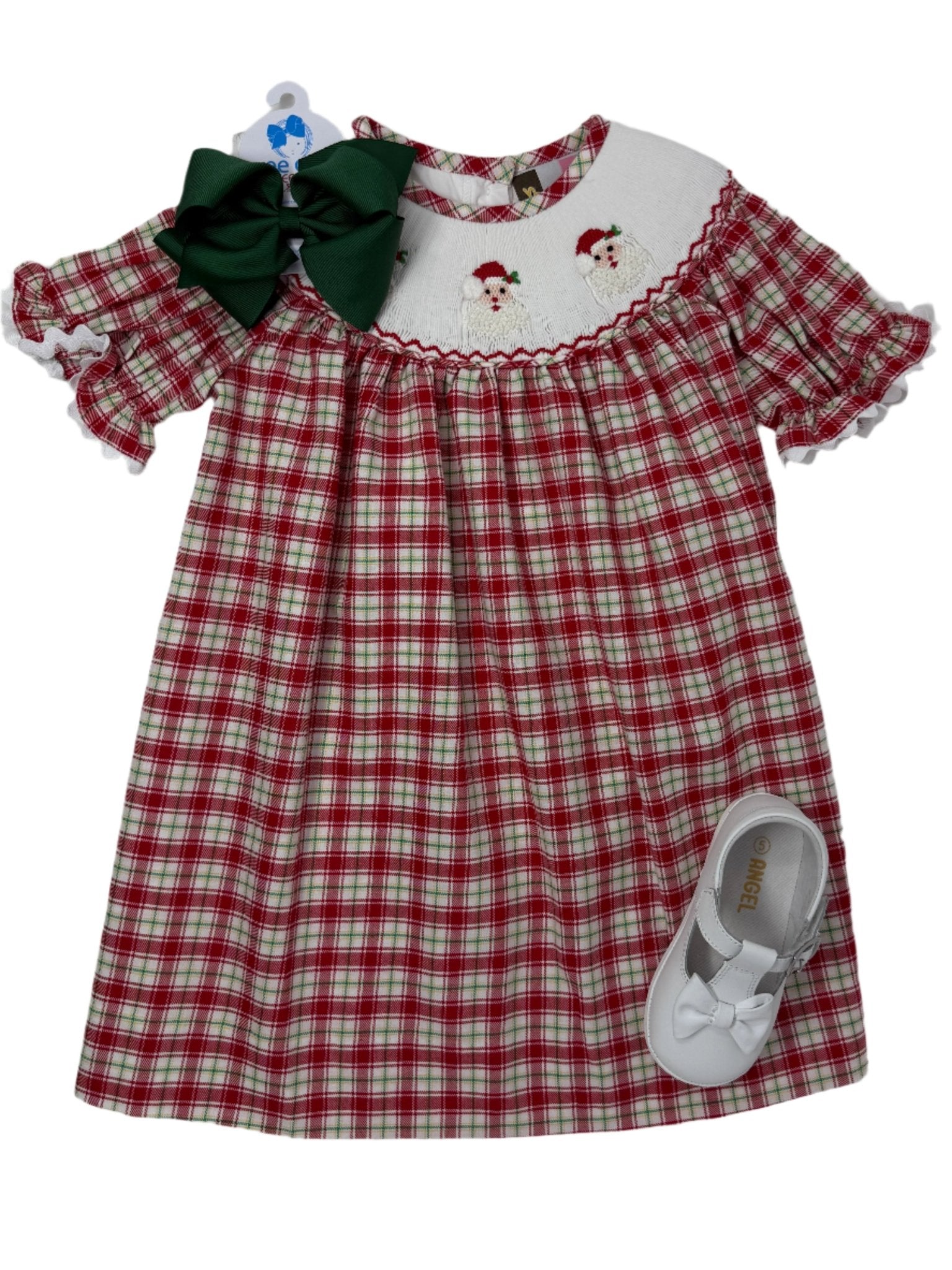 Ho Ho Ho Smocked Bishop Girls Occasion Dresses Banana Split