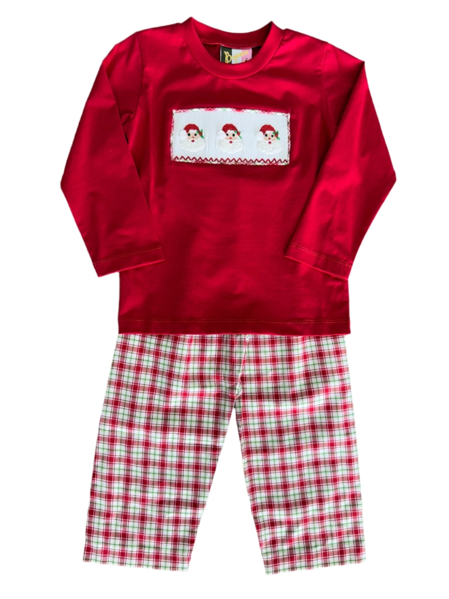 Ho Ho Ho Smocked Boys Pant Set Boys Sets Banana Split