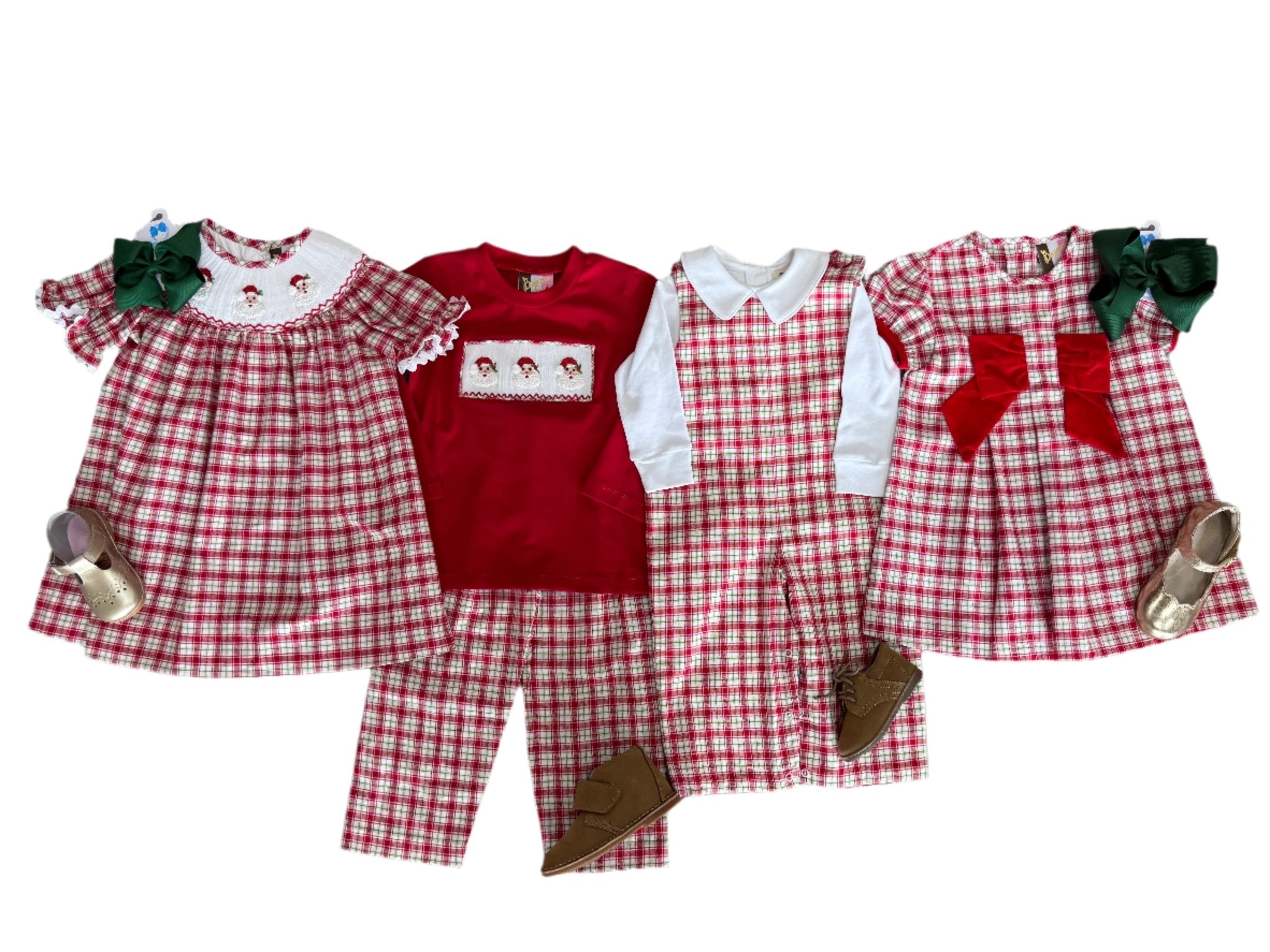 Ho Ho Ho Smocked Boys Pant Set Boys Sets Banana Split