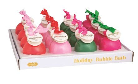 Holiday Bubble Bath Ornaments - Assorted Seasonal Mudpie