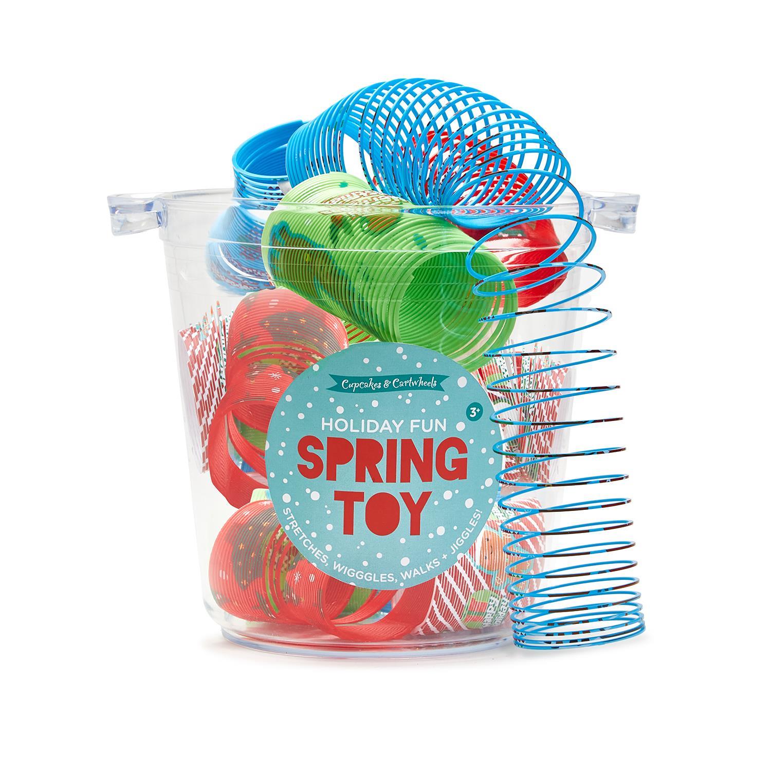 Holiday Fun Spring Toy - Assorted Seasonal Cupcakes & Cartwheels