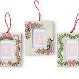Holiday Memories Embroidered Photo Frame Ornament - Assorted Home Decor Two's Company