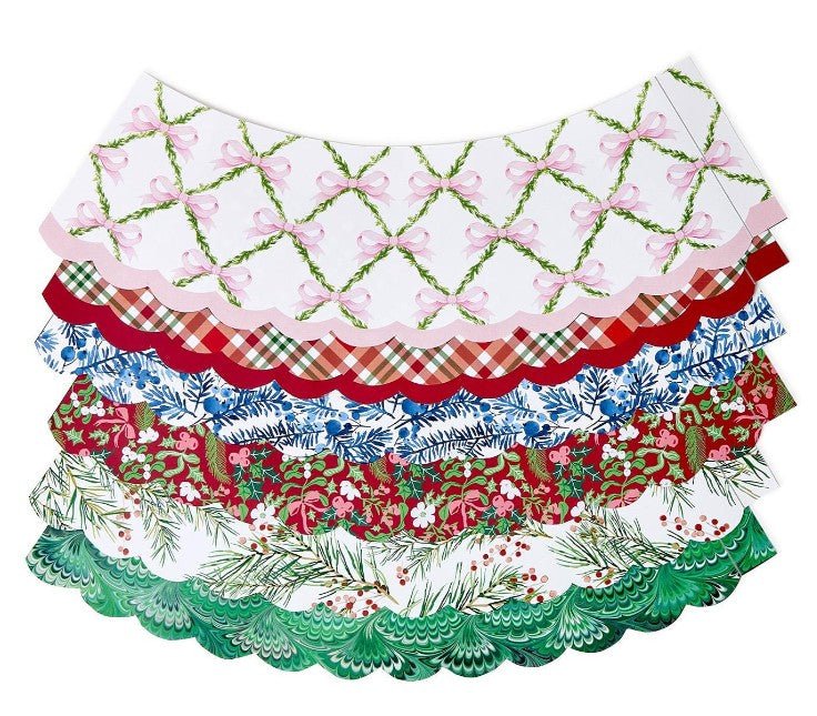 Holiday Paper Shade Cover - Assorted Seasonal Two's Company