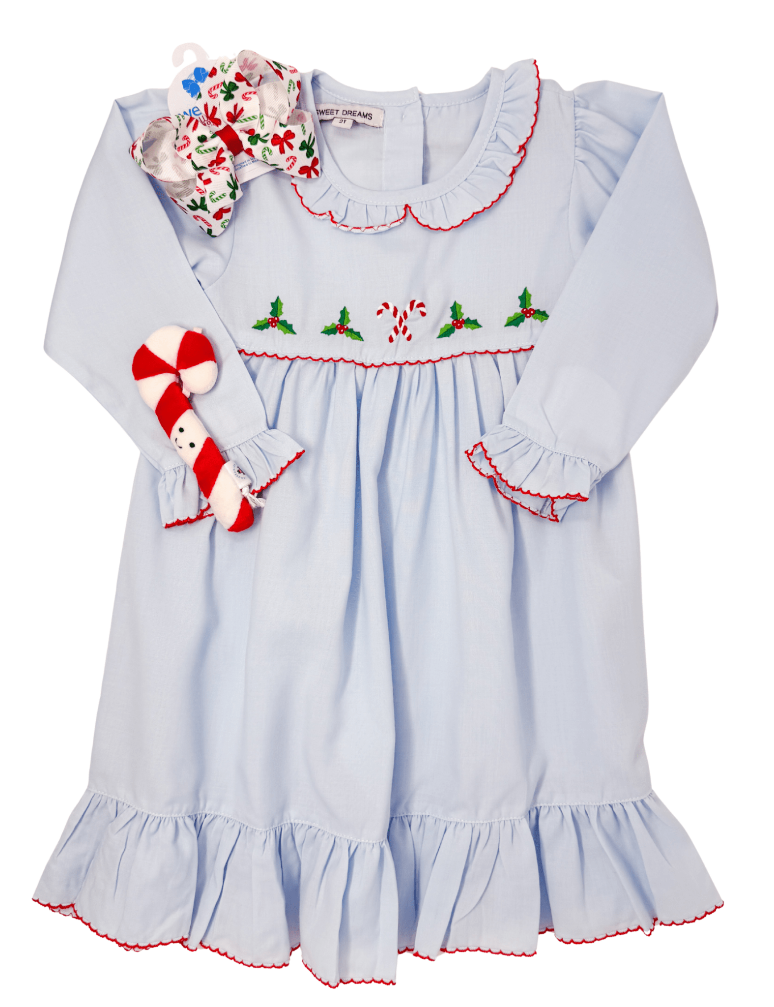 Holly & Candy Gown - Blue Kids Pajamas Sweet Dreams