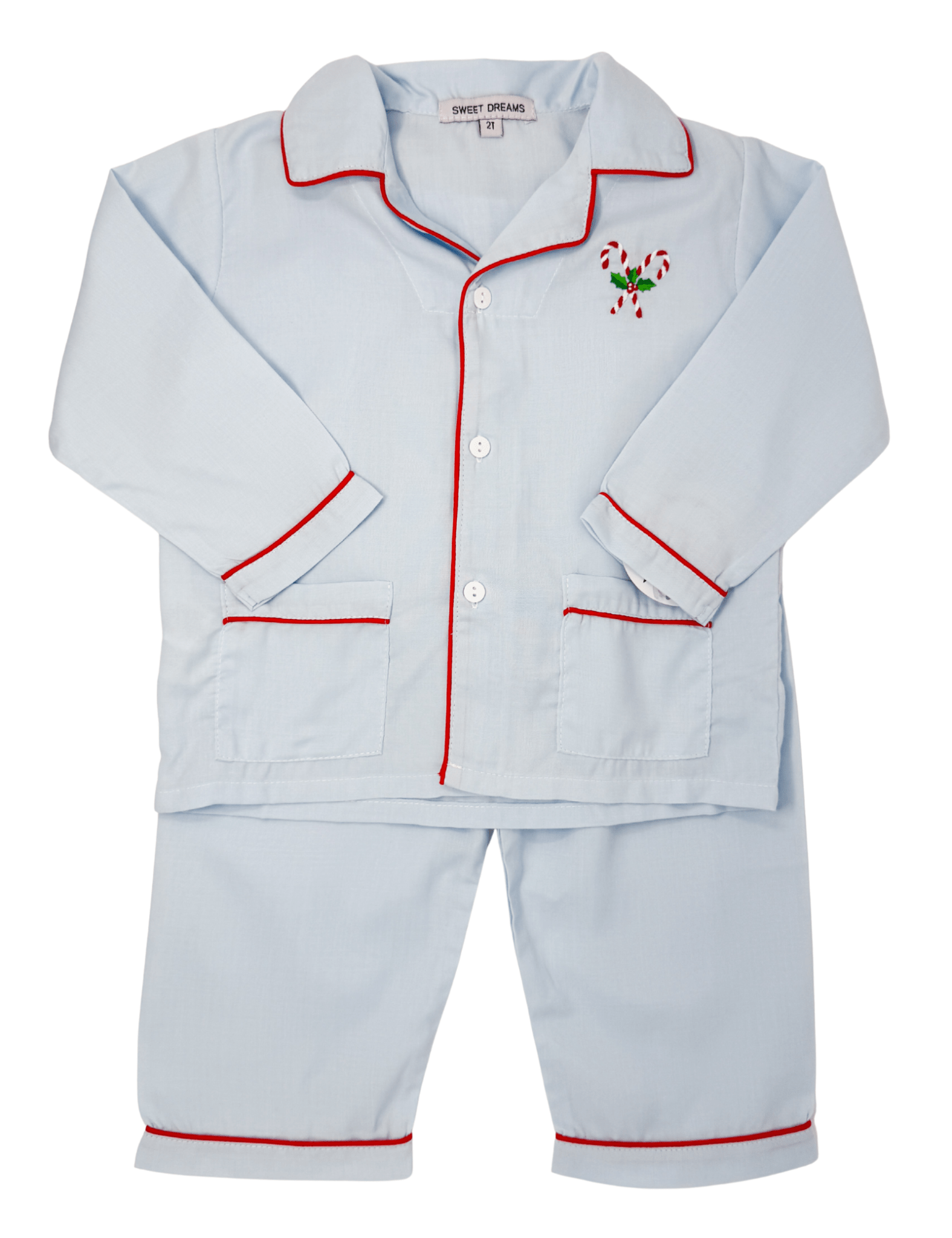 Holly & Candy Pajamas - Blue Kids Pajamas Sweet Dreams