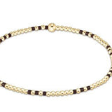 Hope Joy Pattern 2mm Bead Bracelet - Chocolate - Sugar Babies Children's Boutique/Meg's Shoppe