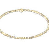 Hope Joy Pattern 2mm Bead Bracelet - Milkshake - Sugar Babies Children's Boutique/Meg's Shoppe