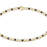 Hope Sincerity Pattern 2mm Bead Bracelet - Chocolate - Sugar Babies Children's Boutique/Meg's Shoppe