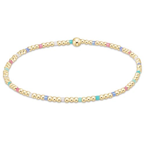 Hope Sincerity Pattern 2mm Bead Bracelet - Hot Mess Bracelets enewton