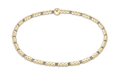Hope Sincerity Pattern 2mm Bead Bracelet - Milkshake - Sugar Babies Children's Boutique/Meg's Shoppe