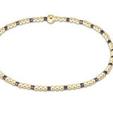Hope Sincerity Pattern 2mm Bead Bracelet - Taupe With A Twist - Sugar Babies Children's Boutique/Meg's Shoppe