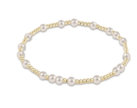 Hope Unwritten 3mm Bead Bracelet - Pearl Bracelets enewton