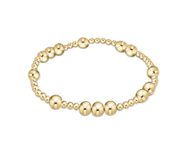 Hope Unwritten 6mm Bead Bracelet - Gold Bracelets enewton