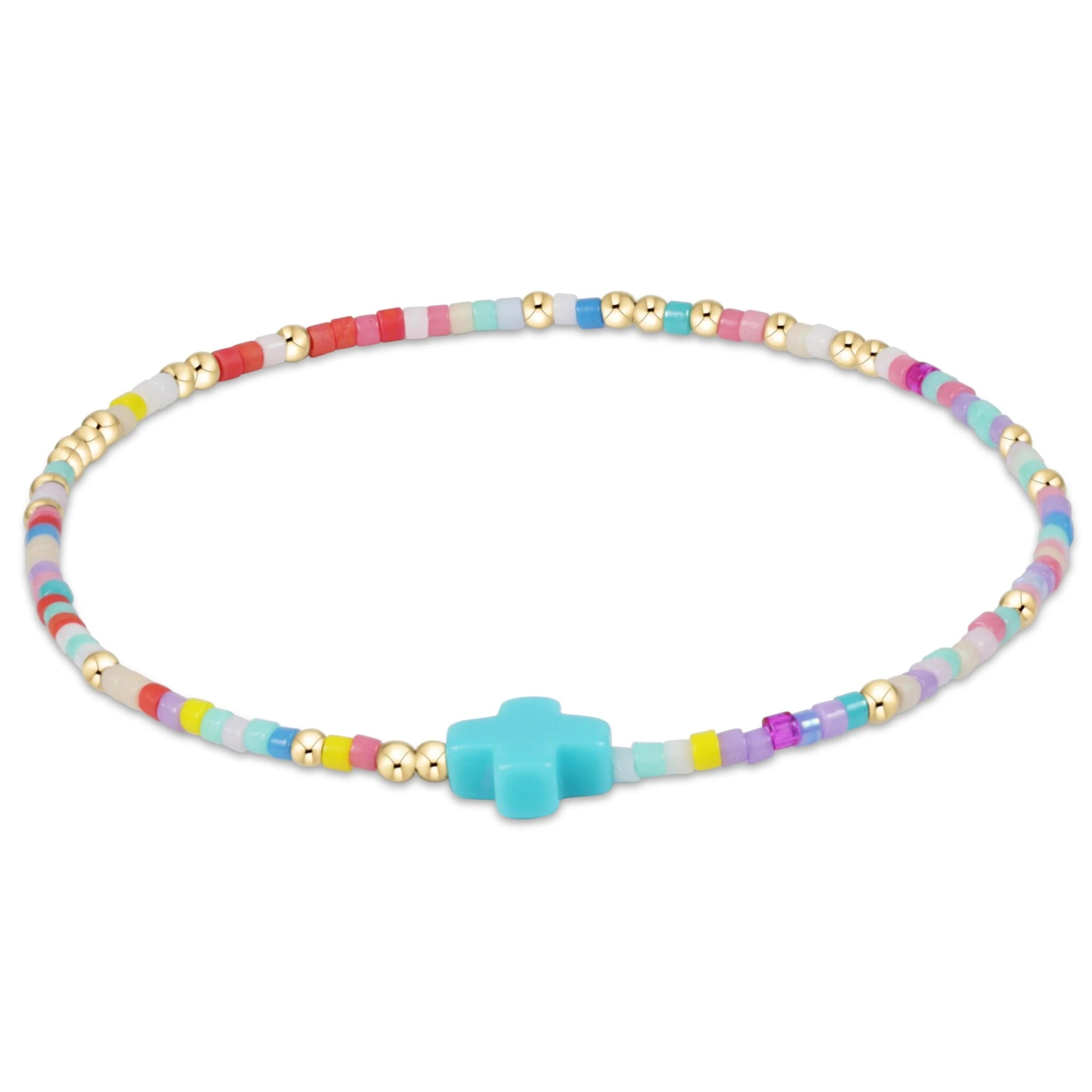 Hope Unwritten Signature Cross Bracelet - Hot Mess Bracelets enewton