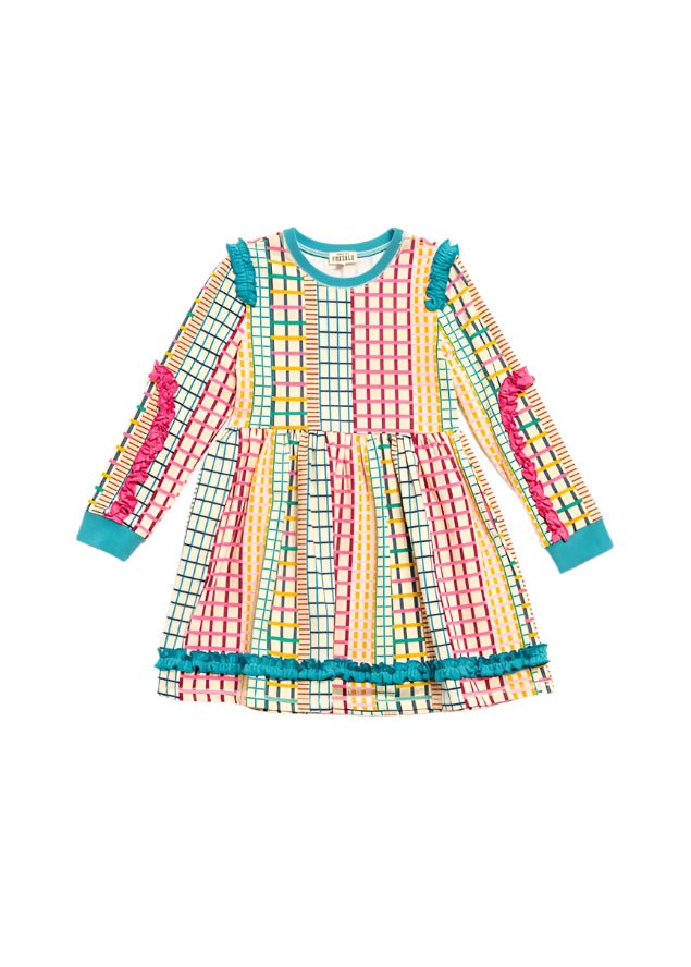 Hopscotch Dress Girls Play Dresses Finding Foxtale