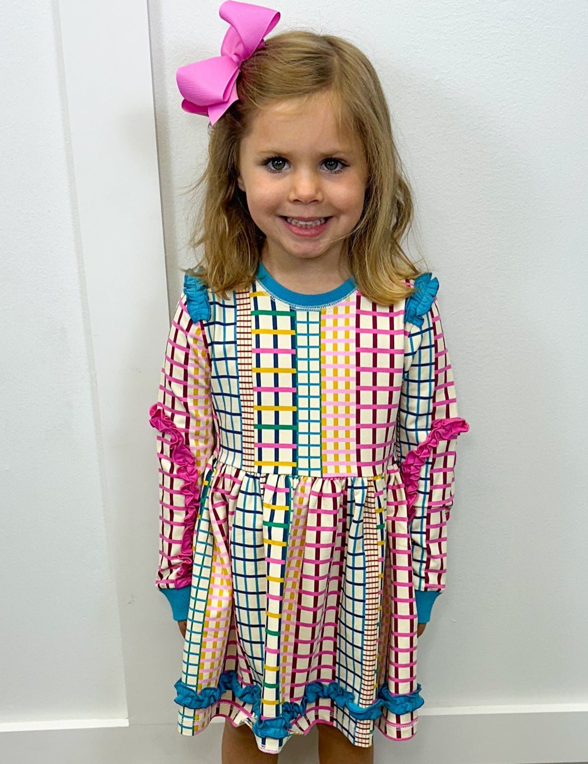 Hopscotch Dress Girls Play Dresses Finding Foxtale