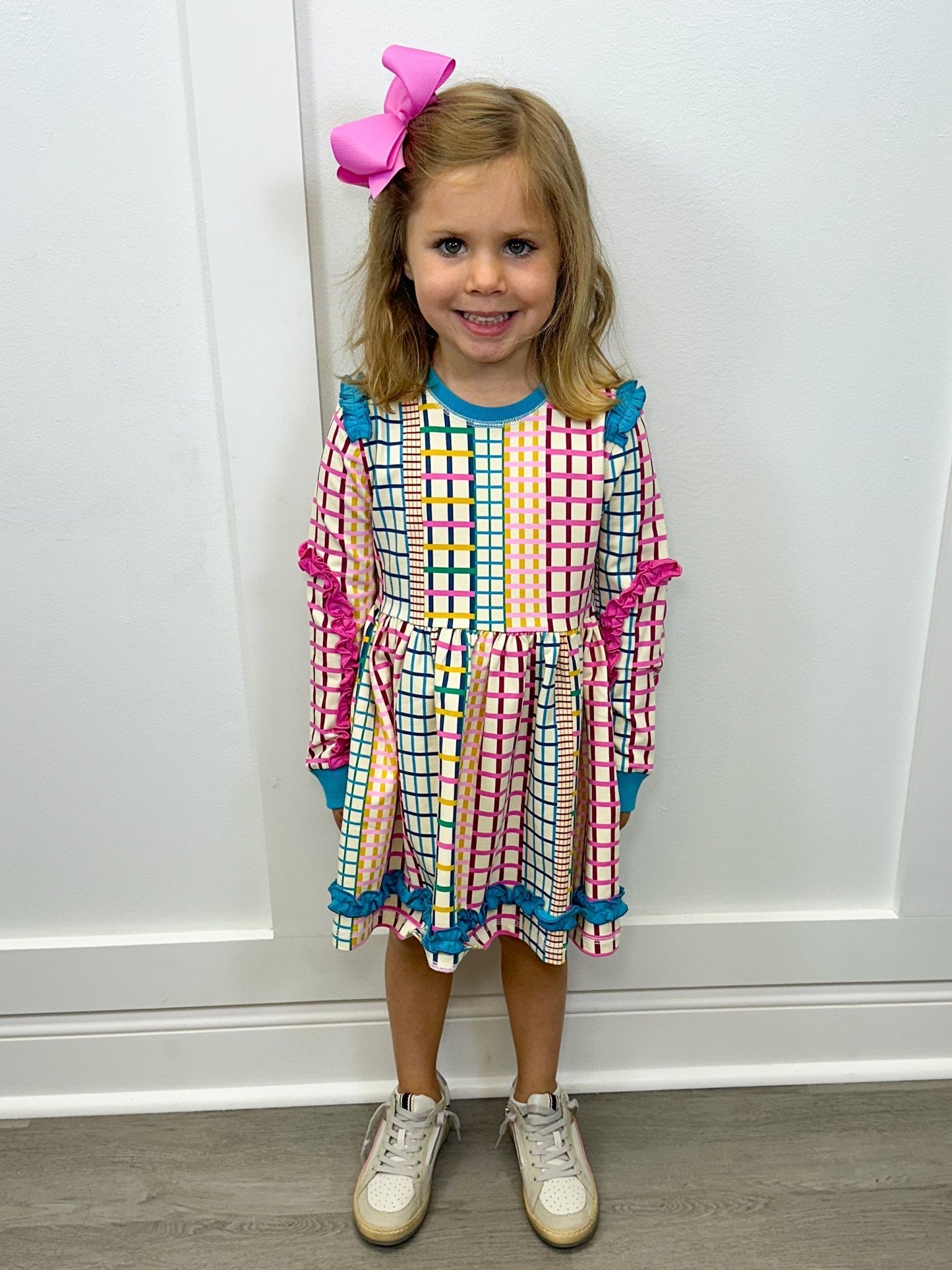 Hopscotch Dress Girls Play Dresses Finding Foxtale