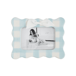 Horizontal Blue Bow Frame Home Decor Mudpie