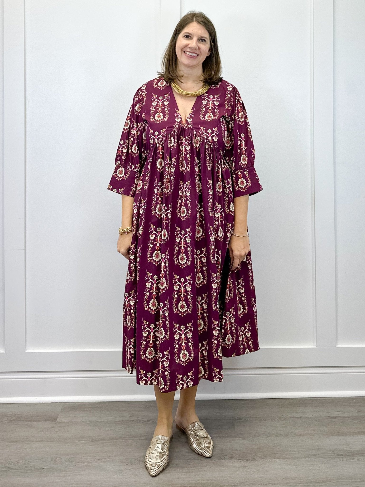 Ingrid Dress - Bramble Motifs