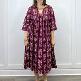Ingrid Dress - Bramble Motifs Long Dresses Livro