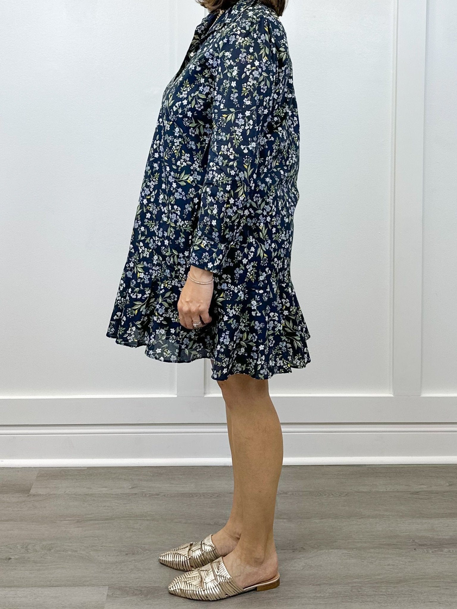 Iris Dress - Floral Short Dresses Duffield Lane