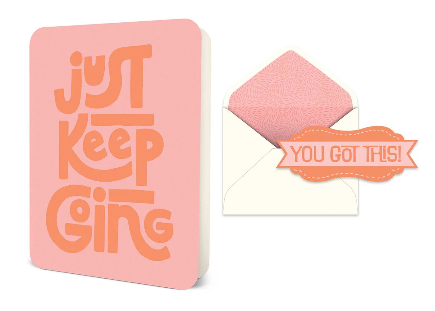 Just Keep Going Deluxe Greeting Card Paper Goods Studio Oh!