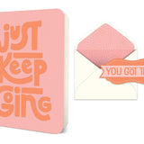 Just Keep Going Deluxe Greeting Card Paper Goods Studio Oh!