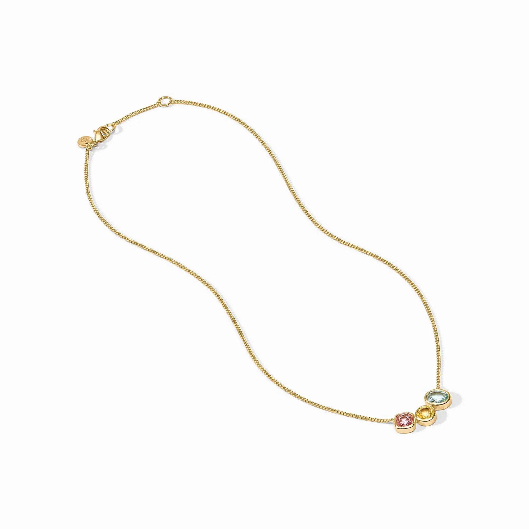 Kaleidoscope Delicate Necklace - Multi Stone Necklaces Julie Vos