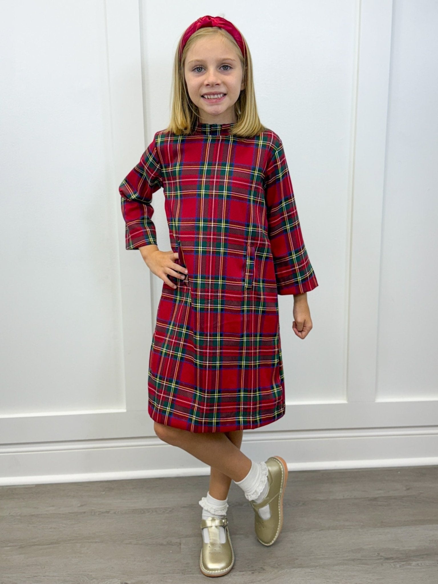 Kate Dress - Festive Tartan Girls Occasion Dresses The Oaks Apparel Company