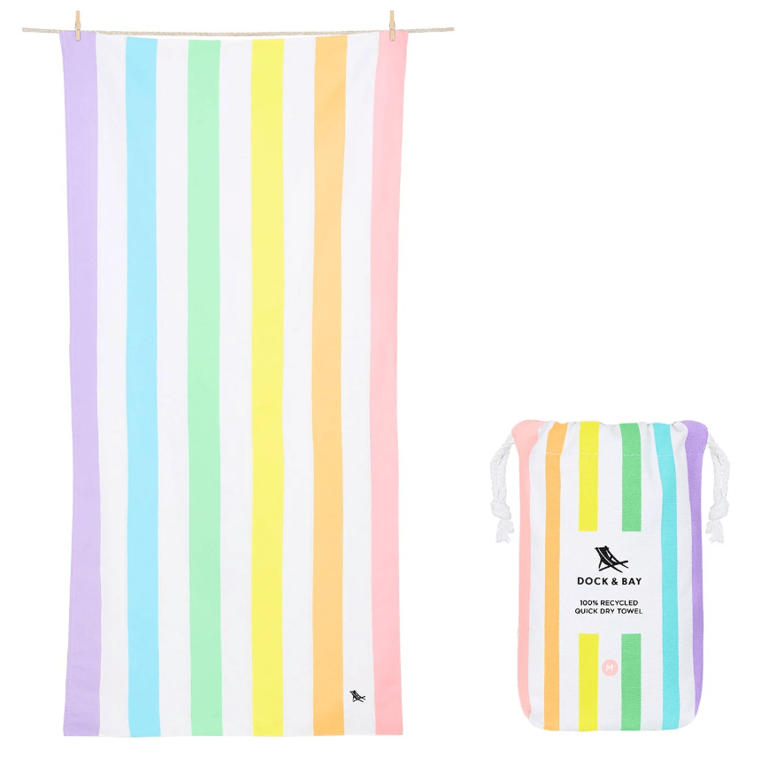 Kids Beach Towel - Unicorn Waves Textiles Dock & Bay
