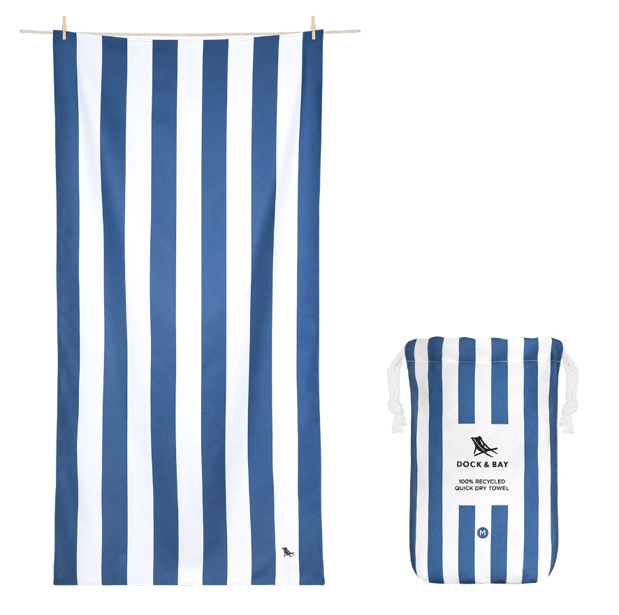 Kids Beach Towel - Whitsunday Blue Textiles Dock & Bay