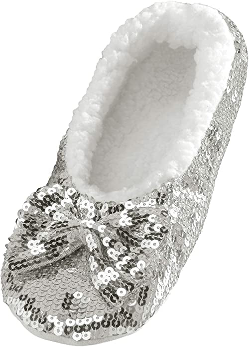 Kids Classic Bling Ballerina Snoozies - Silver Kids Misc Accessories Snoozies