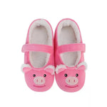 Kids Mary Jane Animal Snoozies - Pig Kids Misc Accessories Snoozies