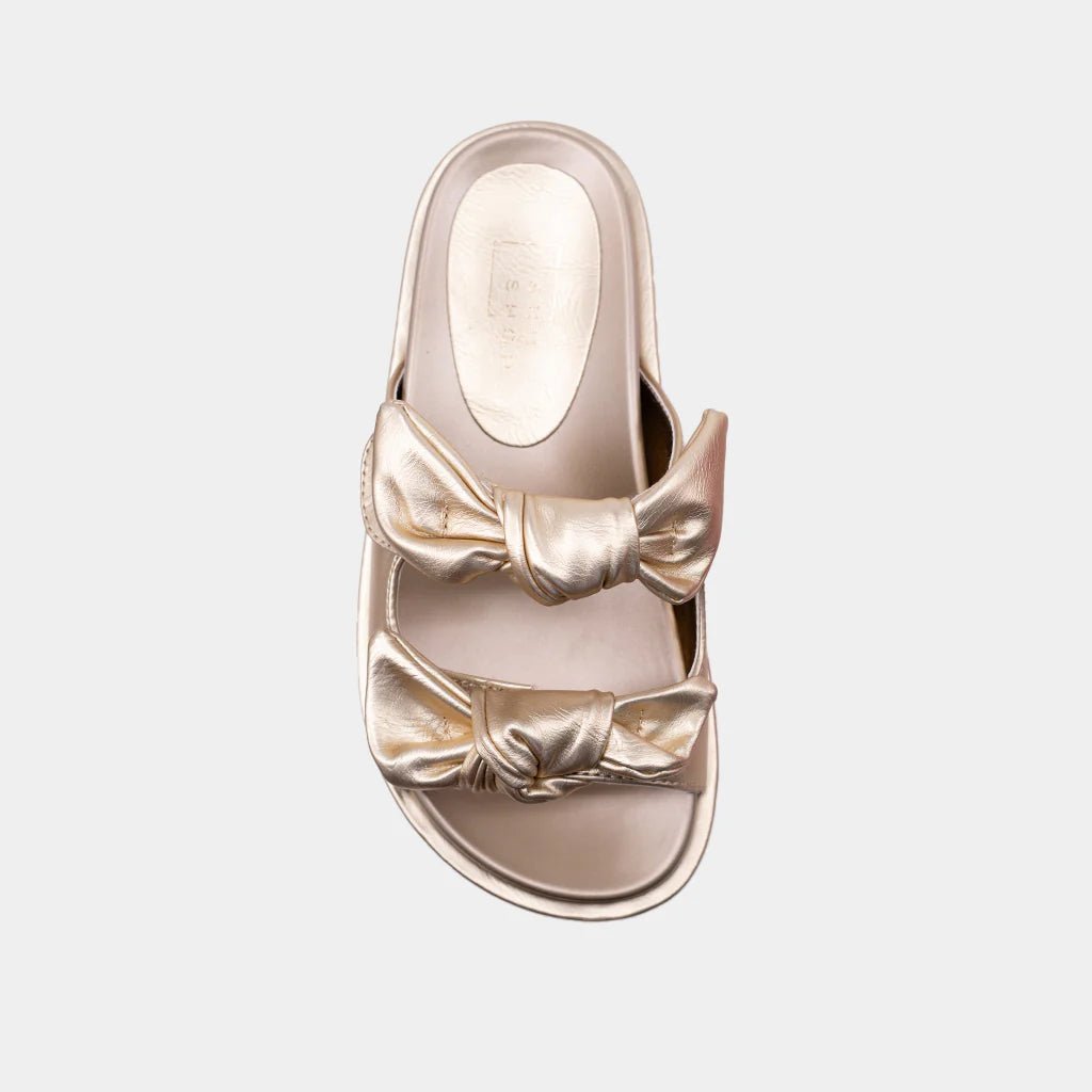 Kiki Mini - Gold Girls Shoes Shu Shop