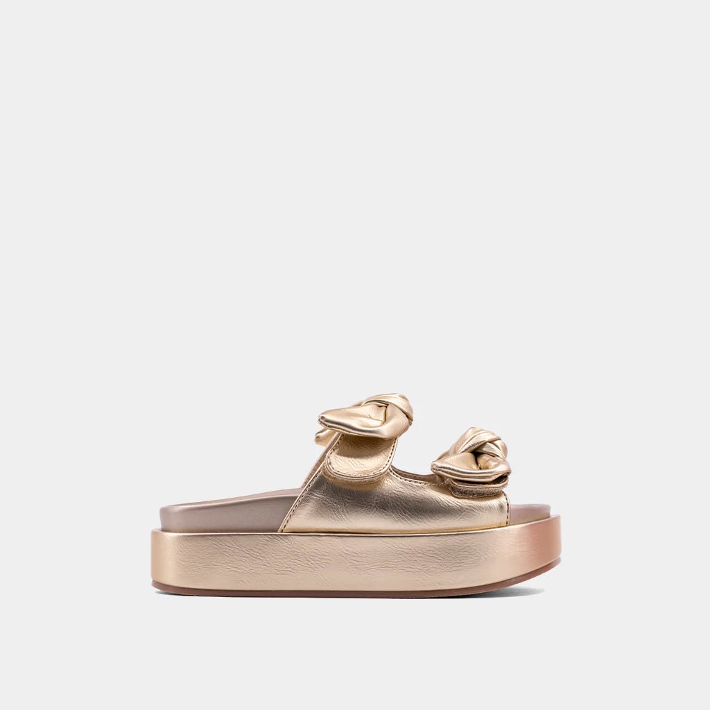 Kiki Mini - Gold Girls Shoes Shu Shop