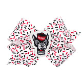 King Confetti Print with Badge - NC State Kids Hair Accessories Wee Ones