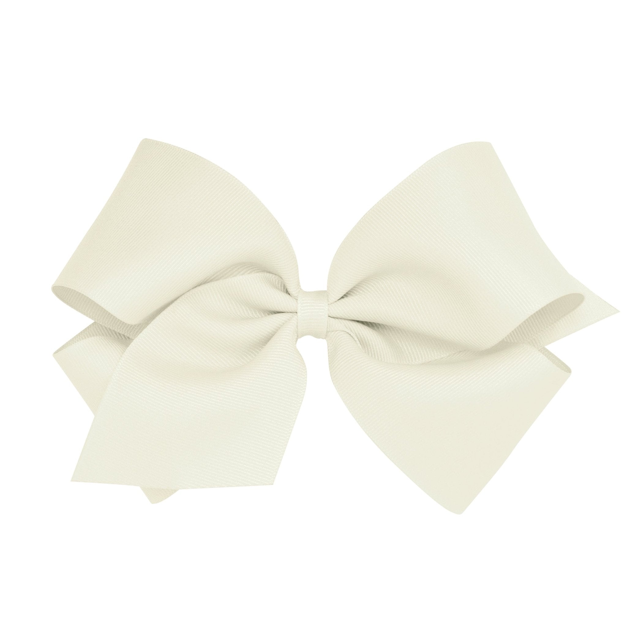 King Grosgrain Bow - Antique White Kids Hair Accessories Wee Ones