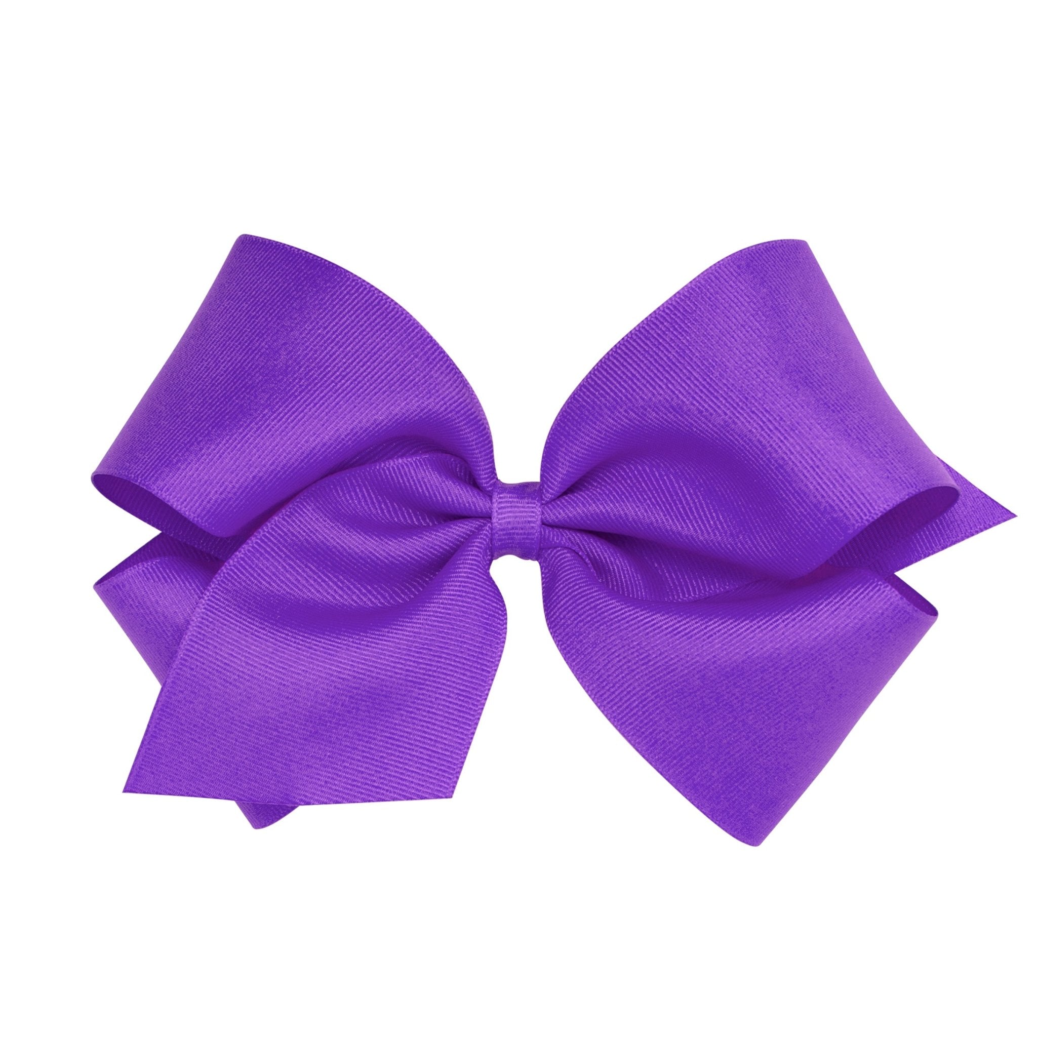 King Grosgrain Bow - Delphinium Kids Hair Accessories Wee Ones