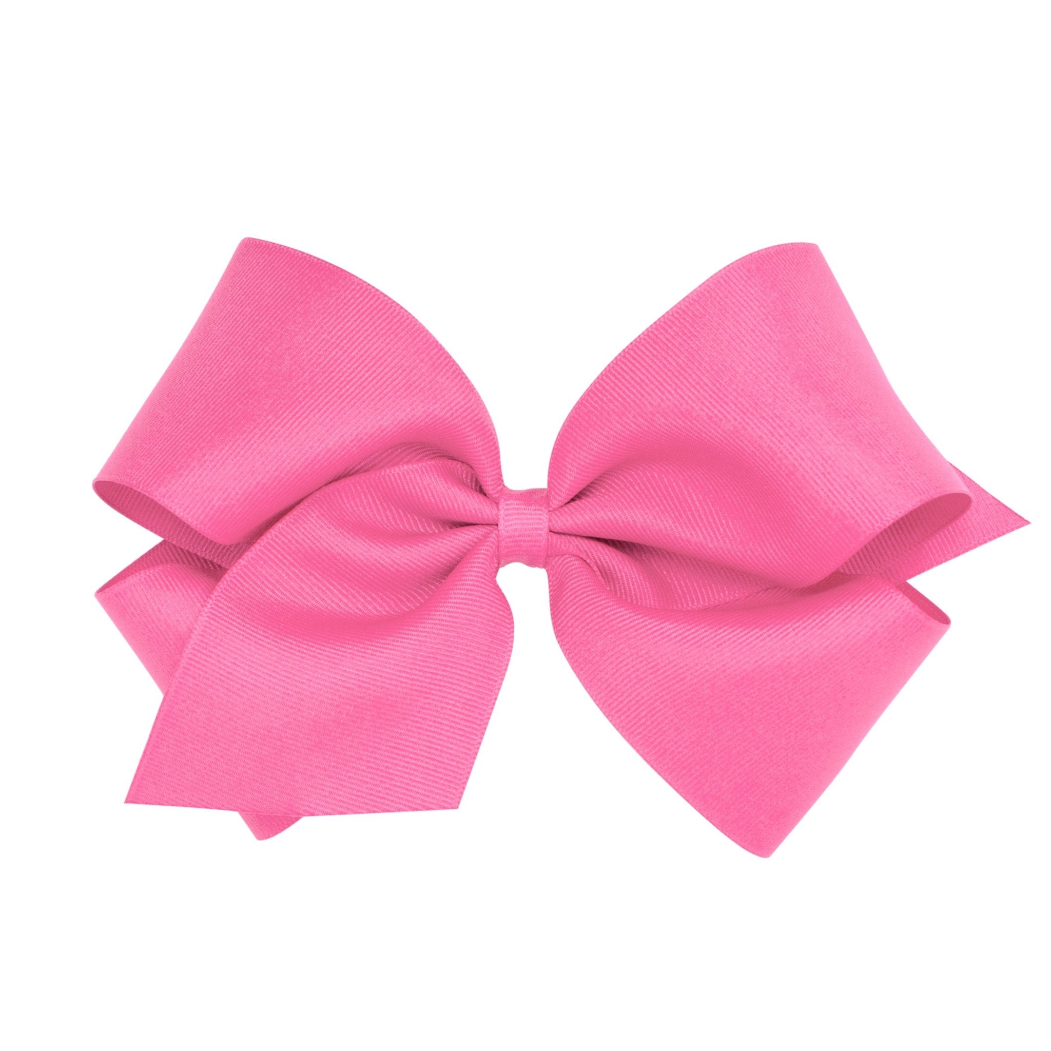 King Grosgrain Bow - Hot Pink Kids Hair Accessories Wee Ones