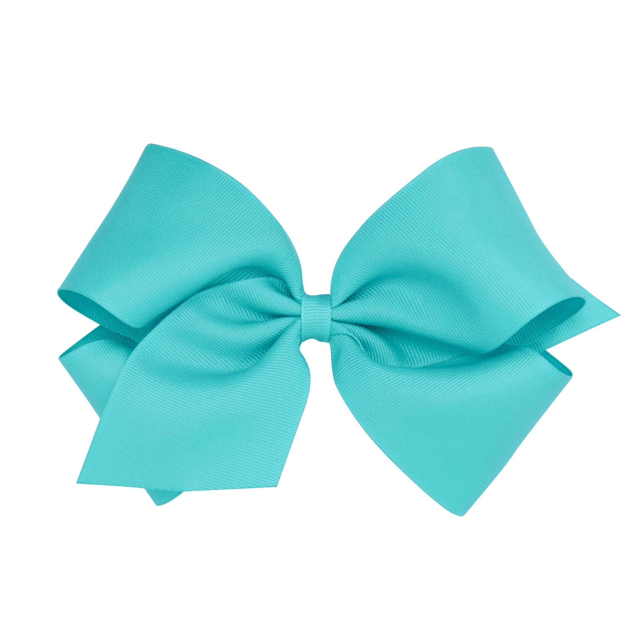 King Grosgrain Bow - Navajo Turquoise Kids Hair Accessories Wee Ones