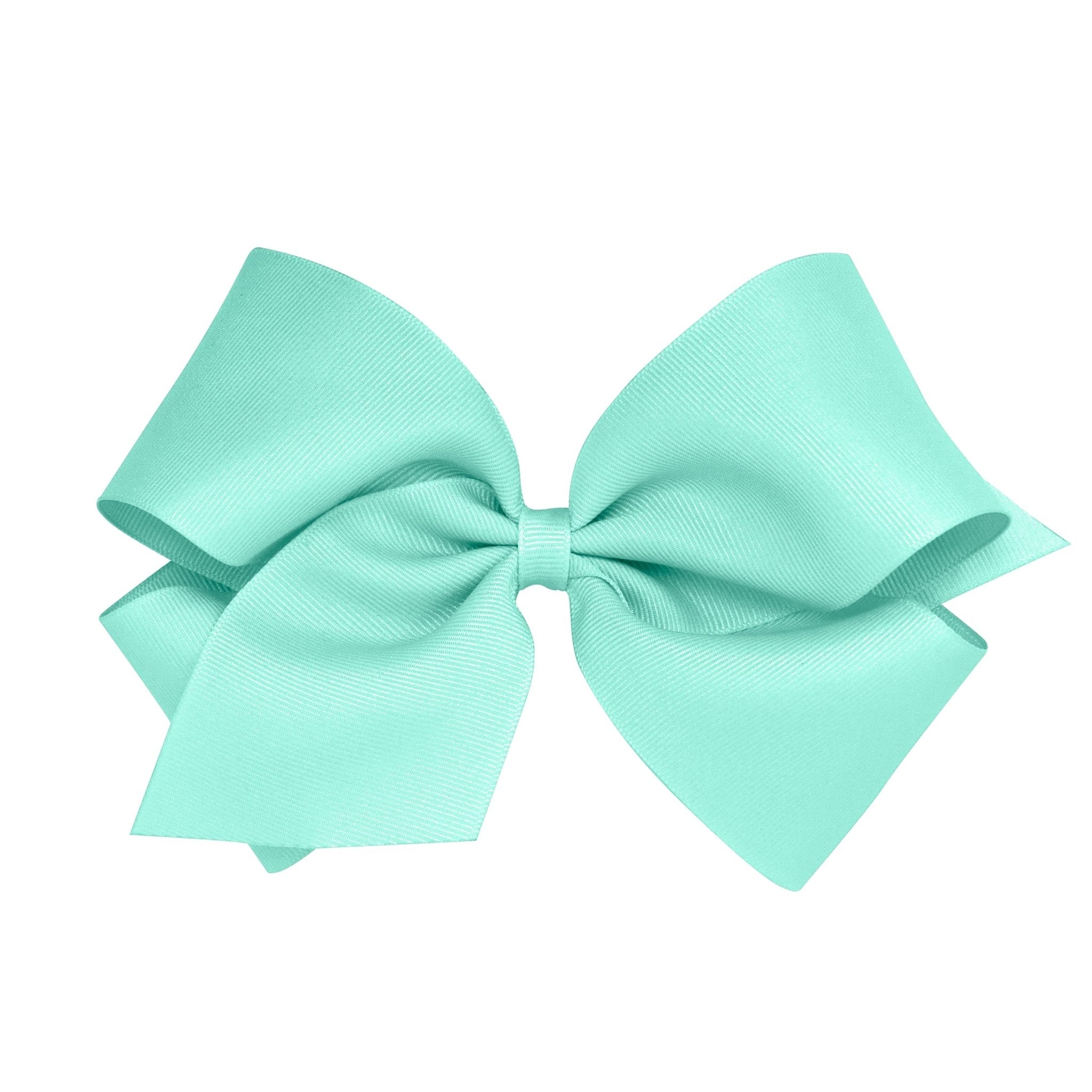 King Grosgrain Bow - New Aqua Kids Hair Accessories Wee Ones