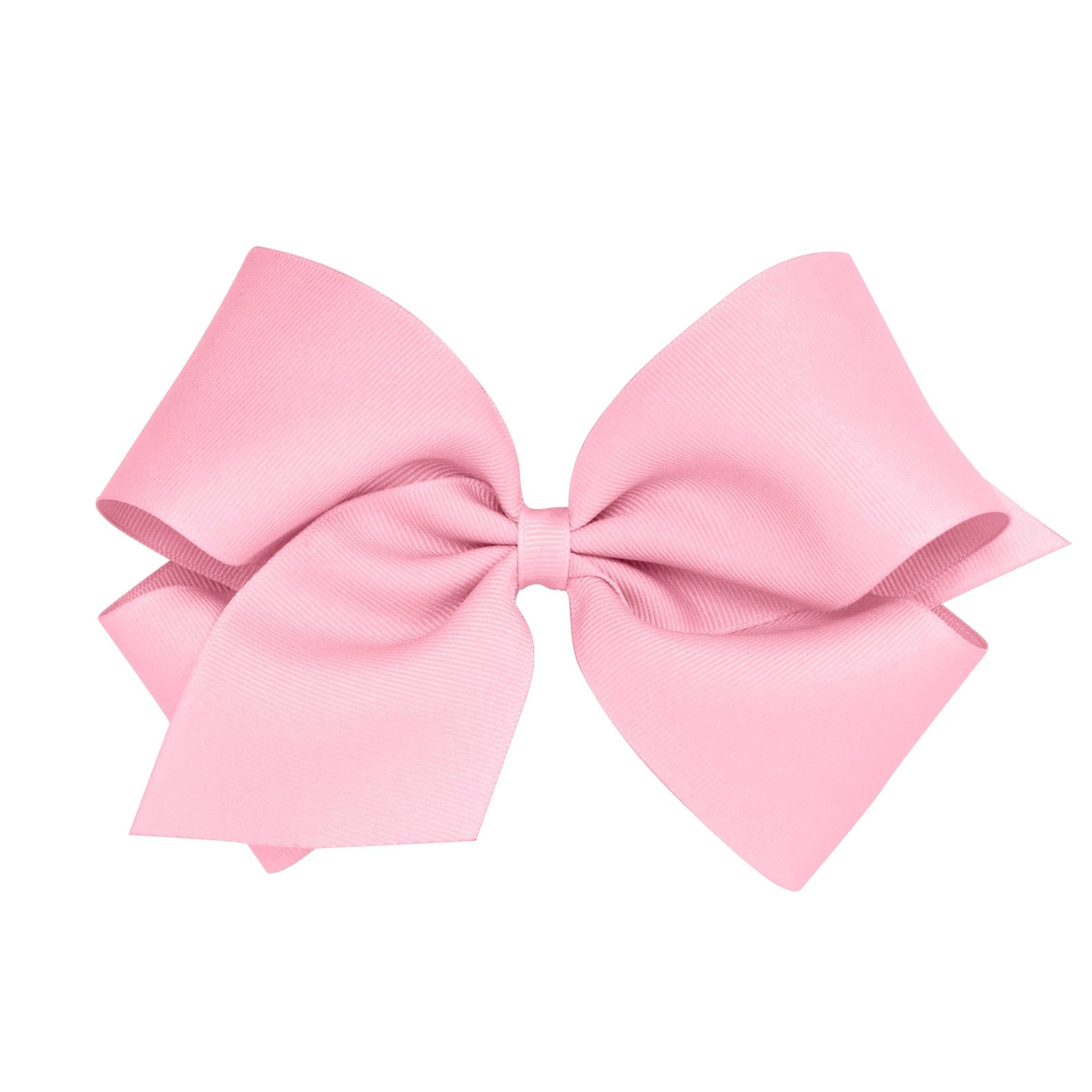 King Grosgrain Bow - Pearl Pink Kids Hair Accessories Wee Ones