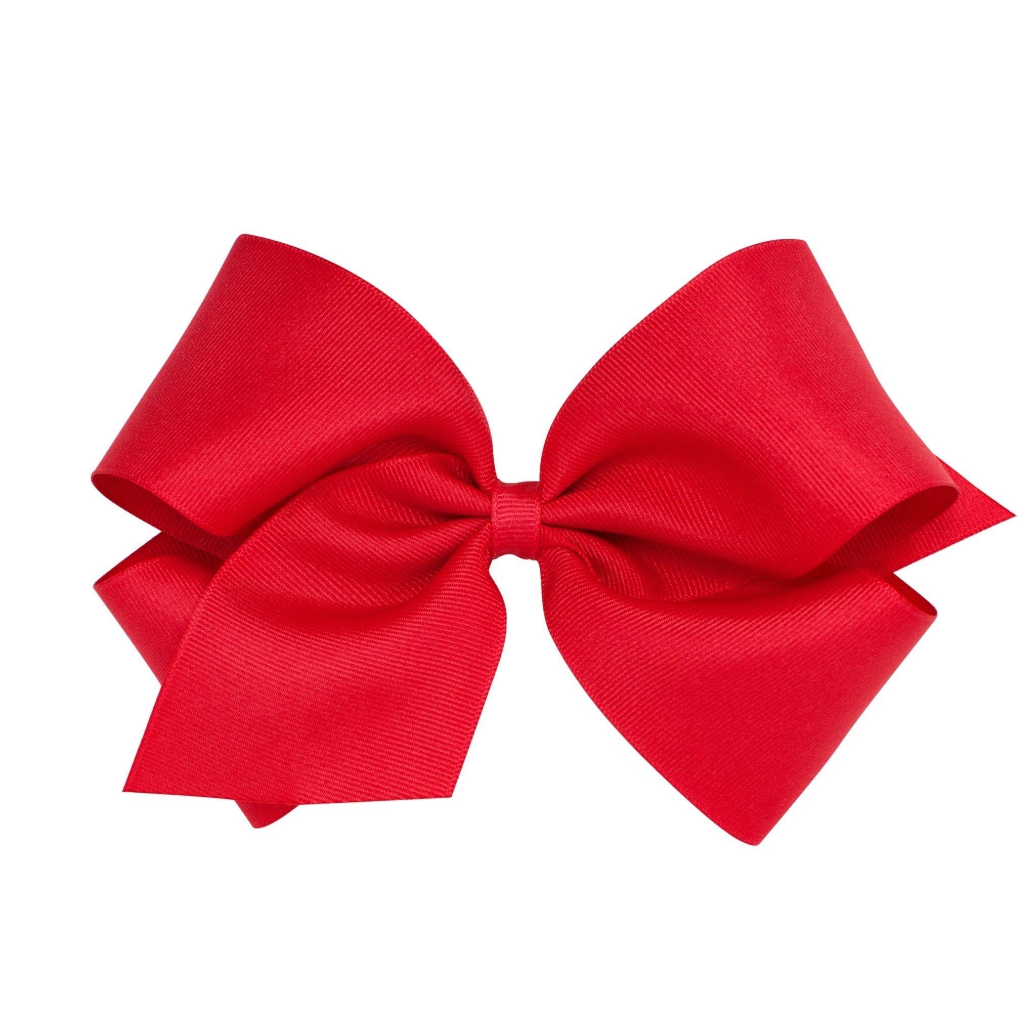 King Grosgrain Bow - Red Kids Hair Accessories Wee Ones