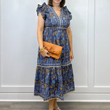 Kira Dress- Moonlit Petal Long Dresses Clara the Label